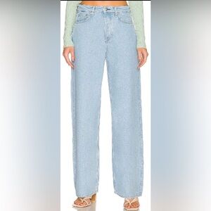 EU C Rag & Bone Featherweight Logan Low Rise Wide Leg Jeans Size  33